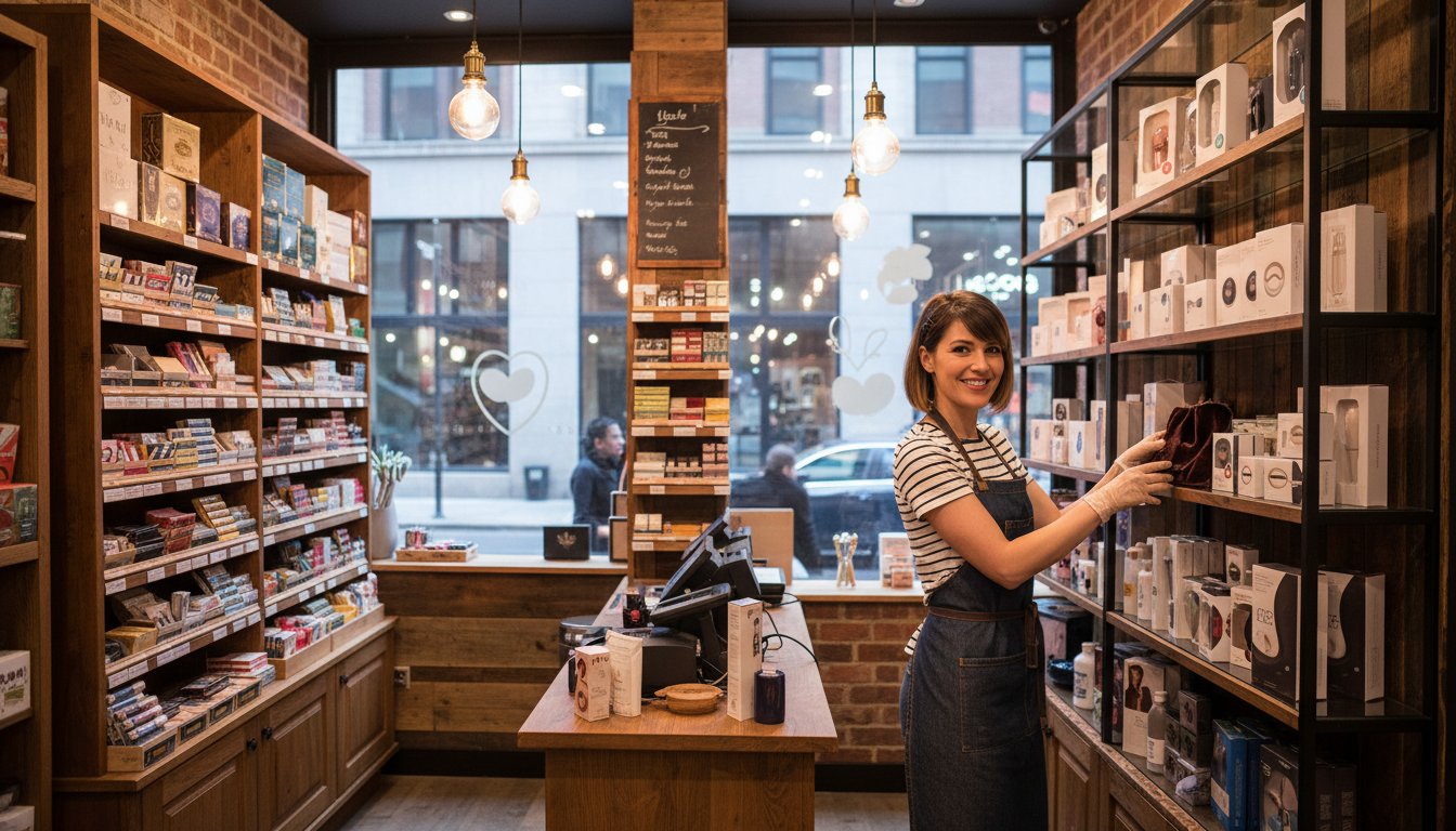 découvrez comment une buraliste du quartier innove en transformant son commerce traditionnel de tabac en intégrant la vente de sextoys, alliant modernité et originalité.