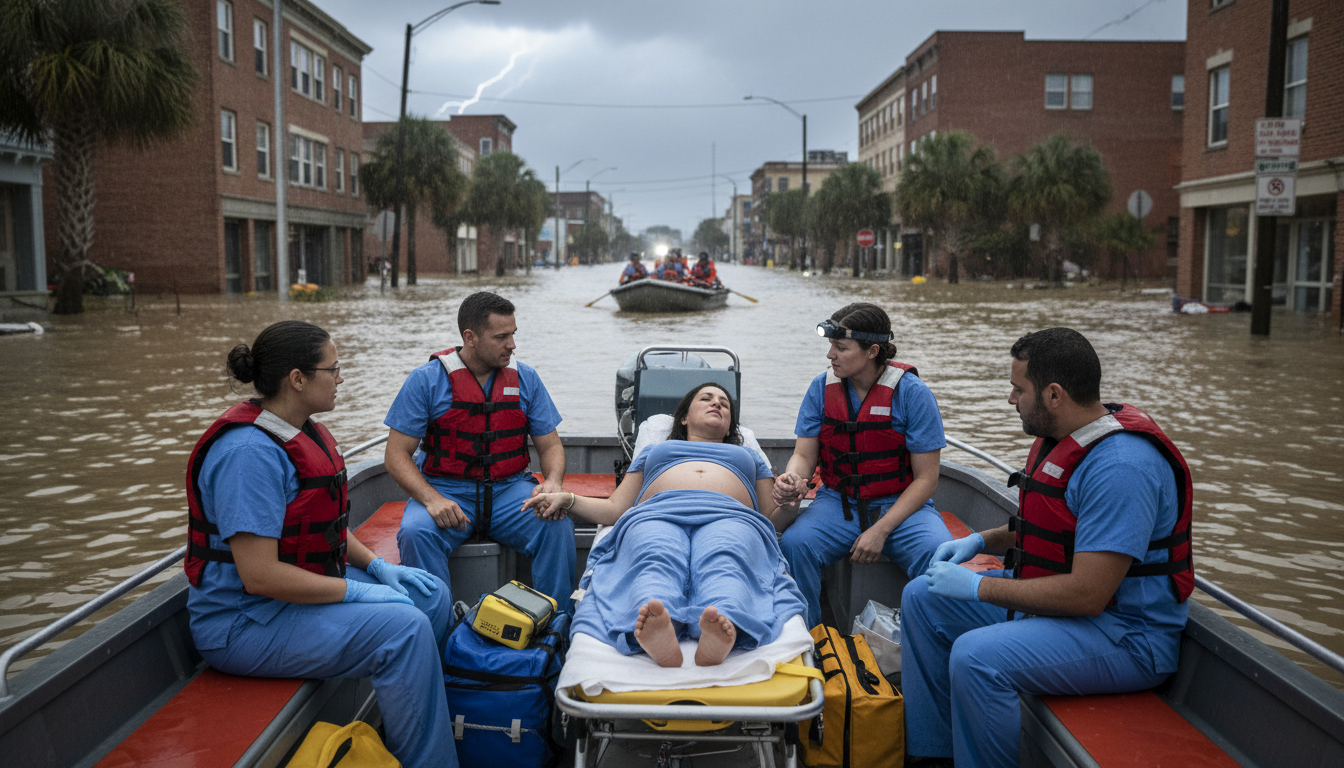 découvrez le récit poignant d'un médecin urgentiste confronté à un accouchement exceptionnel dans une cave inondée et plongée dans le noir, une histoire bouleversante de courage et de survie.
